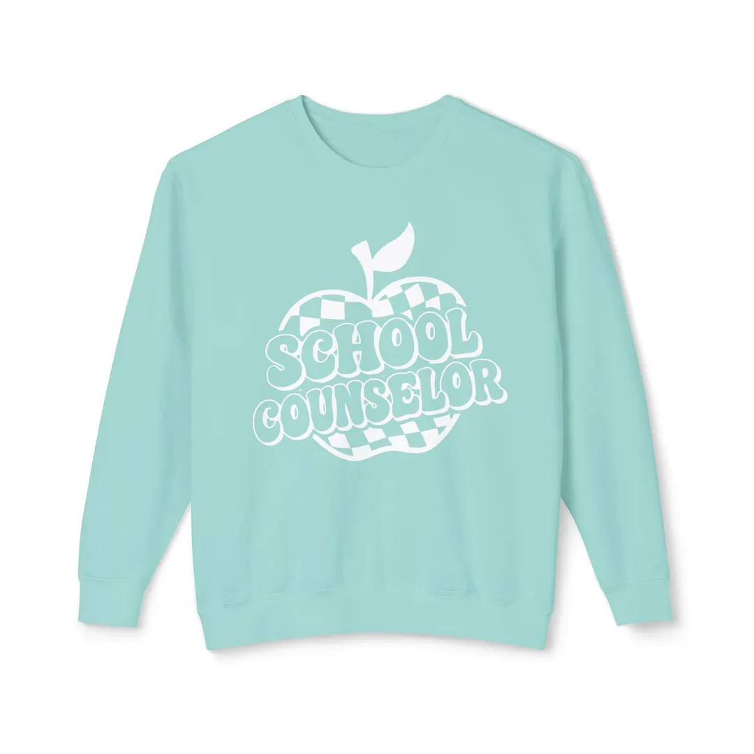 Retro School Counselor Sweatshirt, Cozy Crewneck for Counselors, Gift for School Counselors, Back... | Etsy (US)