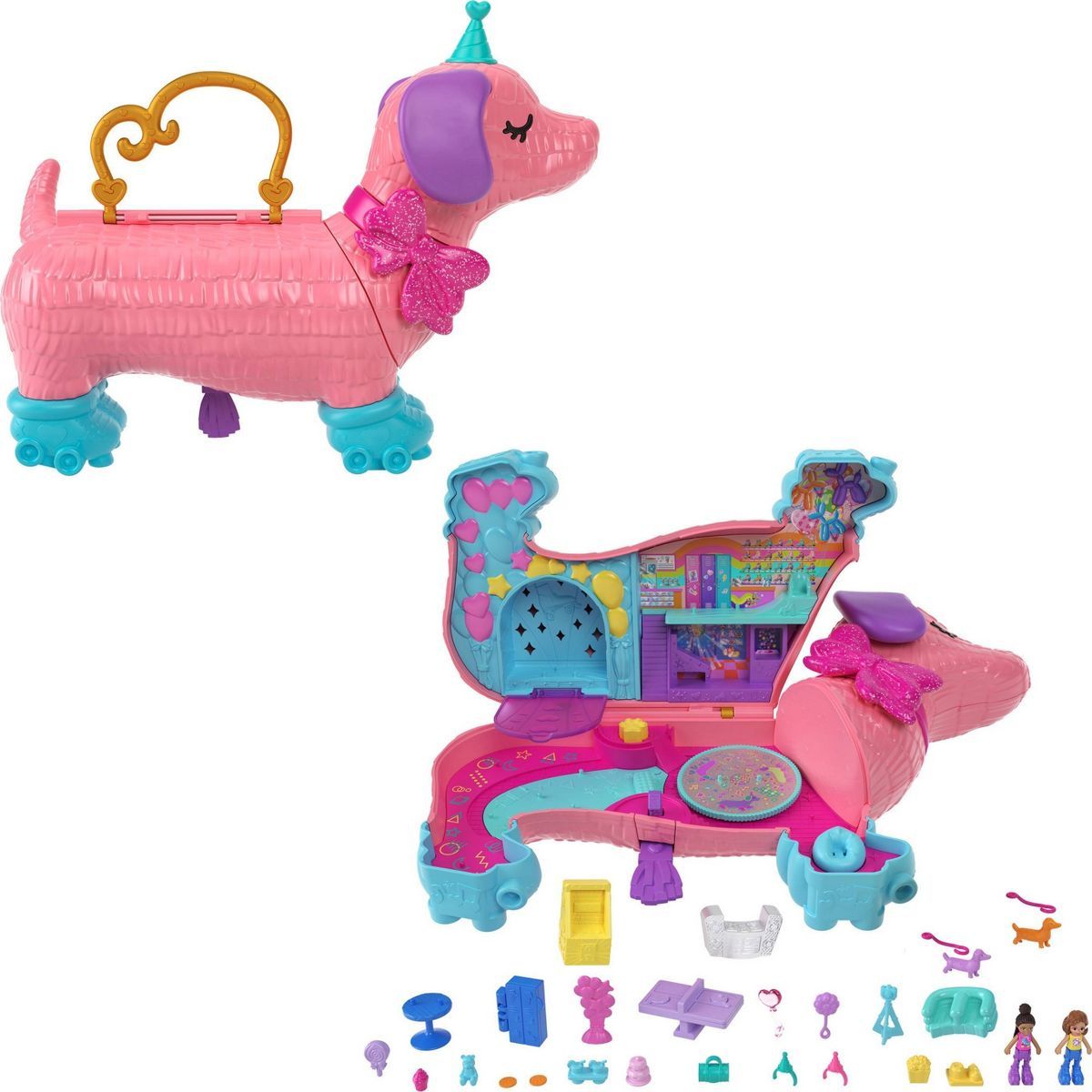 Polly Pocket Puppy Party Playset with 2 Dolls | Target