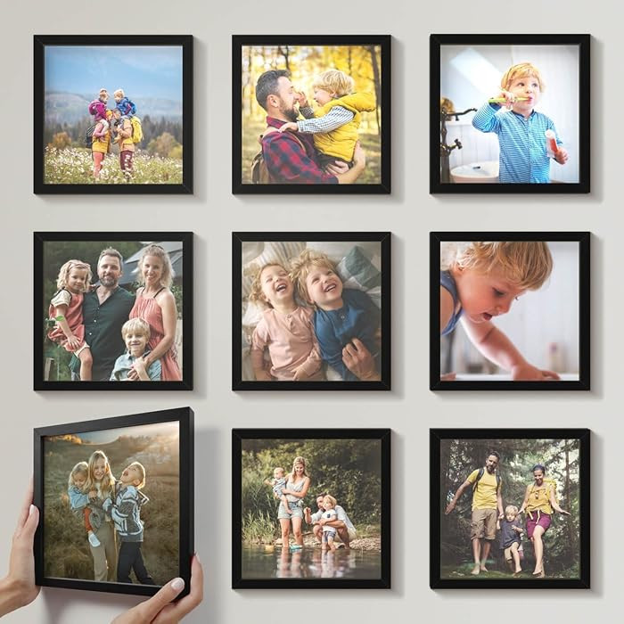 Mixtiles Official - Custom Photo Tiles - Personalized Printed Photos - Magnetic Wall Frames - Adh... | Amazon (US)
