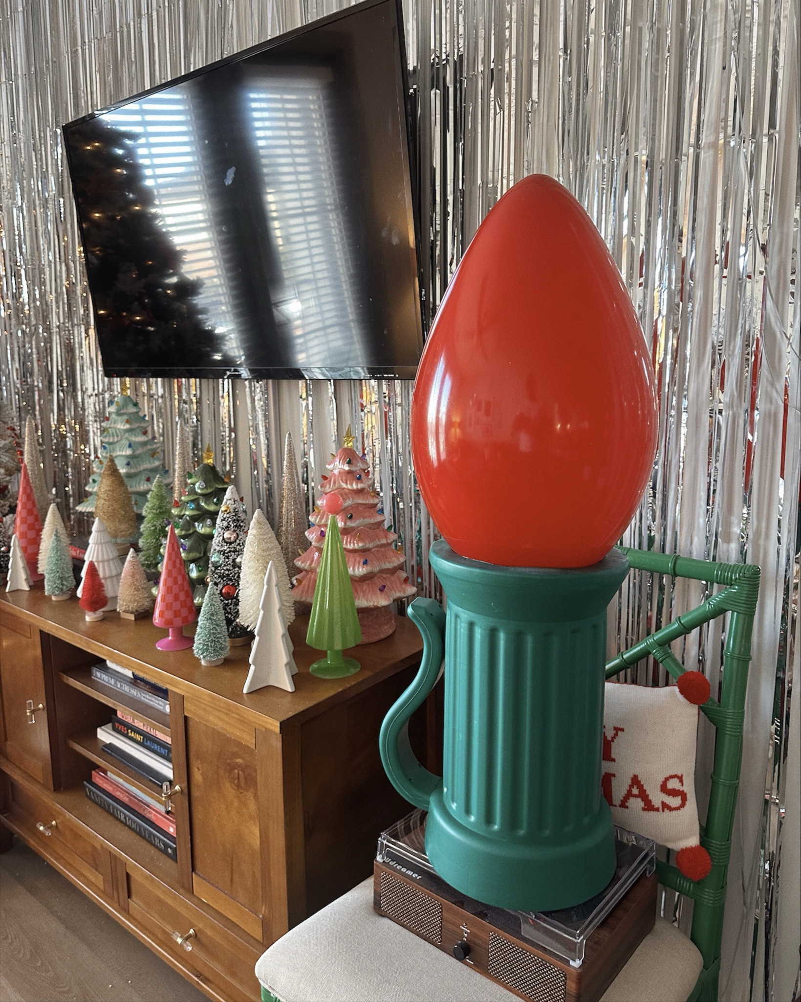 I got the viral 3 foot tall Christmas bulb from Home Depot and I am SHOOK. It’s so perfect😭😍 

#LTKHoliday #LTKSeasonal #LTKFindsUnder50