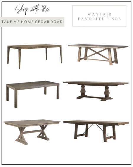 WAY DAY MAJOR SALES ON DINING TABLES! Great time to buy large doing tables! These all have great reviews. 

Dining table, large dining table, extendable dining table, dining room 

#LTKsalealert #LTKhome