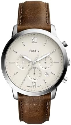 Fossil Men's Watch, Neutra Quartz Stainless Steel Chronograph Watch for Men | Amazon (US)