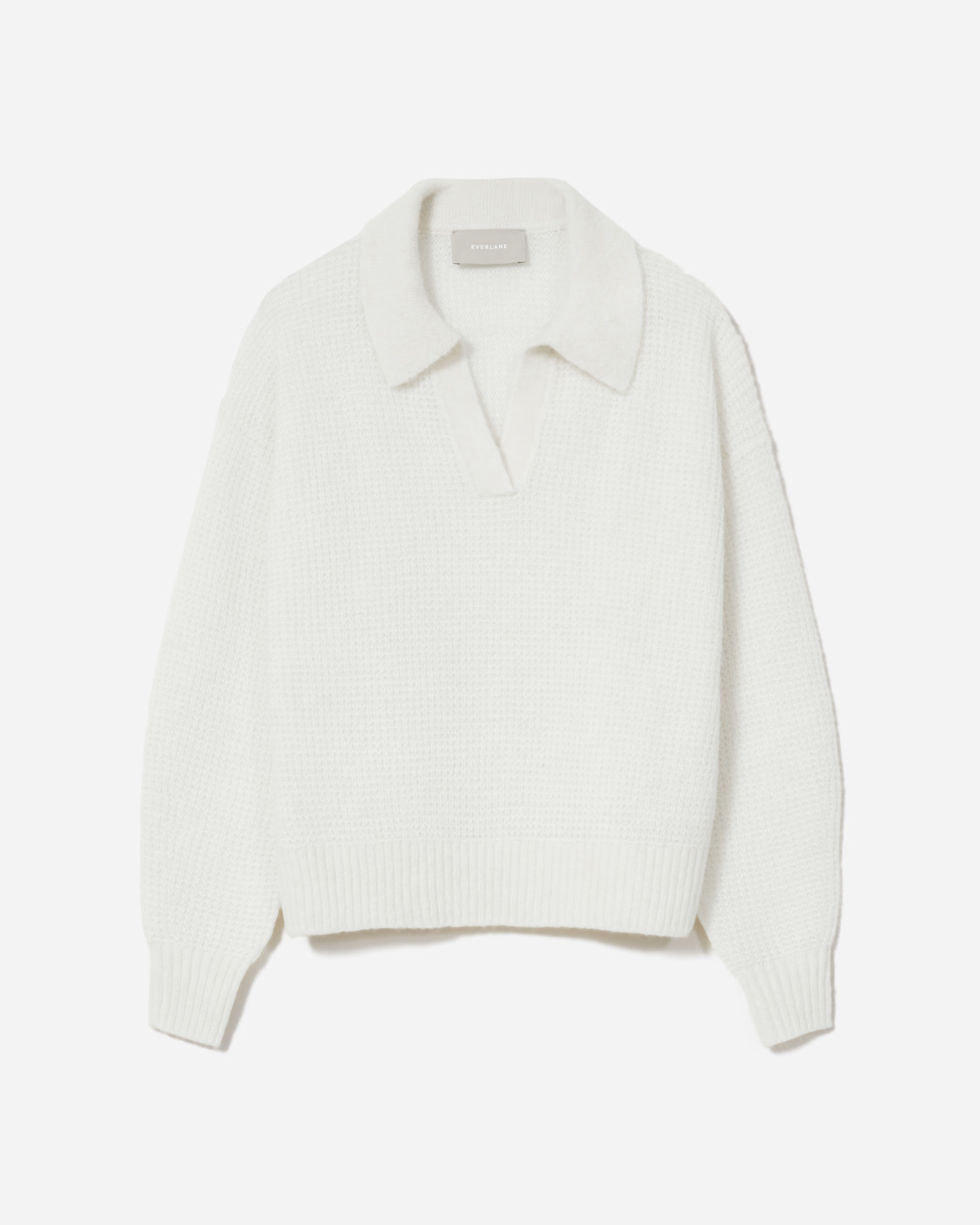 The Alpaca Waffle-Stitch Polo | Everlane