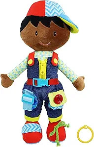 June Garden 15.5" Dressy Friends Isaiah - Educational Stuffed Plush Doll for Kids and Toddlers 2 ... | Amazon (US)