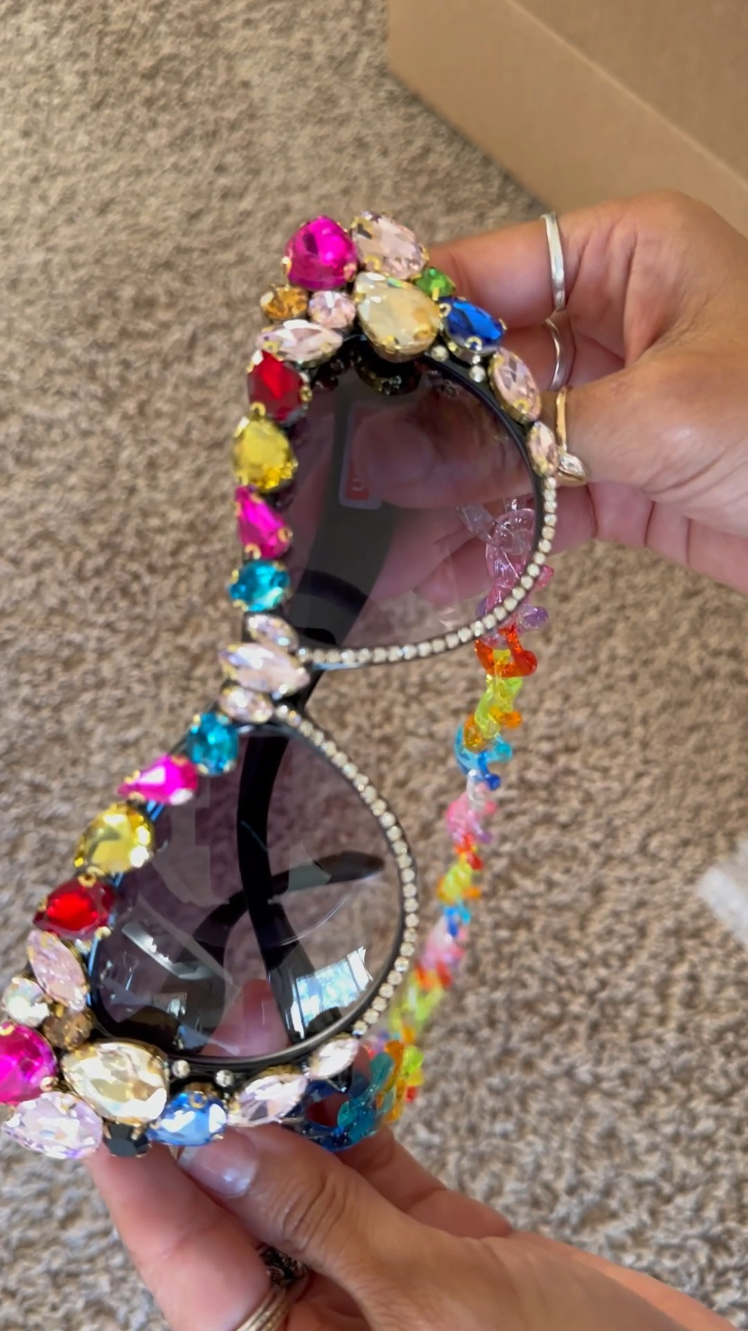 Obsessed with these oversized diamond rhinestone cat-eye sunglasses! They add the perfect touch of vintage glam to any outfit. Super chic, bold, and ready to make a statement. Grab yours now and sparkle all day! #VintageVibes #SunglassesFashion #RhinestoneGlam

oversized sunglasses, rhinestone cat-eye sunglasses, diamond sunglasses, vintage sunglasses, women’s fashion, chic sunglasses, glam accessories, statement sunglasses, trendy eyewear, sparkle style, fashion must-have, bold accessories, cat-eye sunglasses, luxury style, oversized eyewear. Amazon finds. Party accessory. Accessory. Gift guide. Halloween. 

#LTKVideo #LTKParties #LTKNYFW