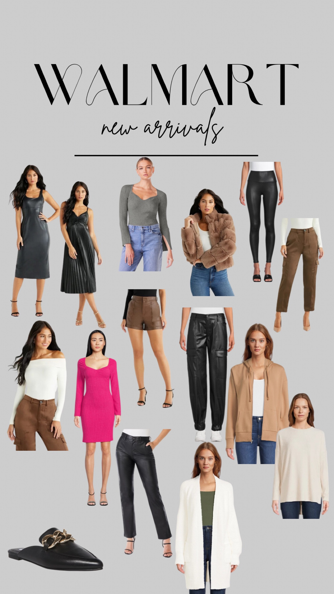 Shop Walmarts new arrivals now! Such cute finds! I bought some of these items myself 🙌🏽 
Dresses, pants, leather, sweaters, bodysuits & more 

#LTKstyletip #LTKmidsize #LTKfindsunder50