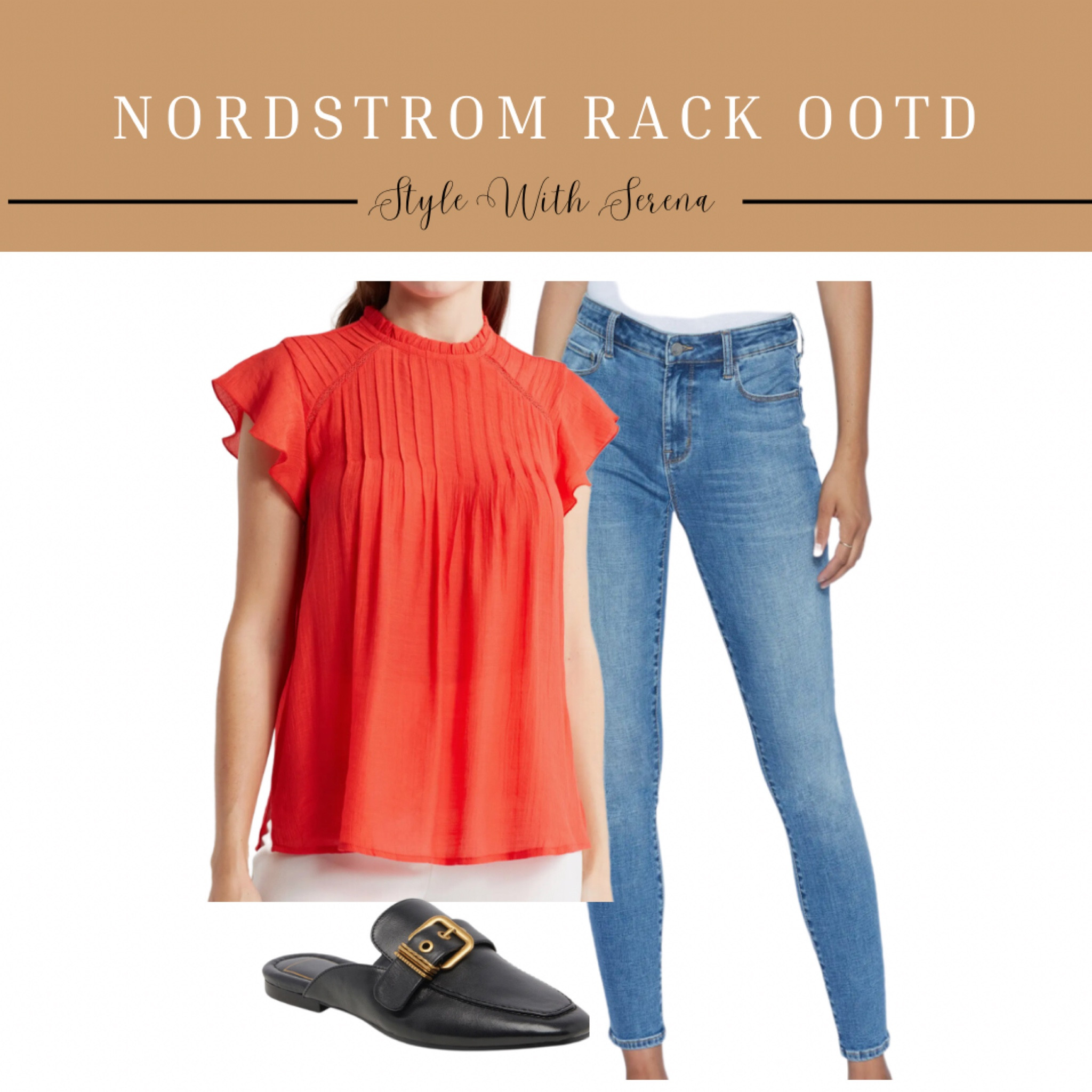 Nordstrom rack outfit, Nordstrom rack, red blouse, denim, jeans, mules, work outfit, teacher outfit 

#LTKStyleTip #LTKFindsUnder100 #LTKWorkwear