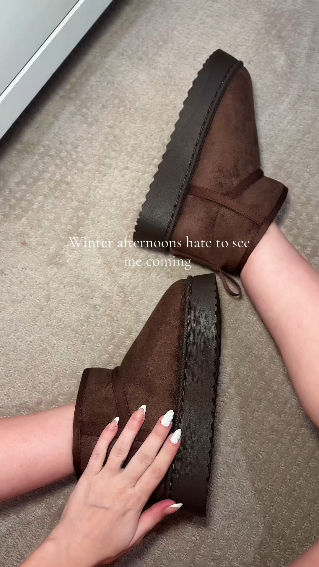 The dark express brown is 100% in right now. 

 #LTKootd #LTKvlog #LTKSeasonal