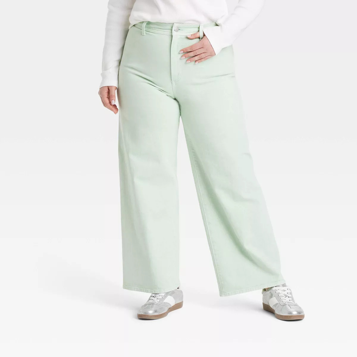 Women's High-Rise Sailor Wide Leg Ankle Jeans - Universal Thread™ | Target