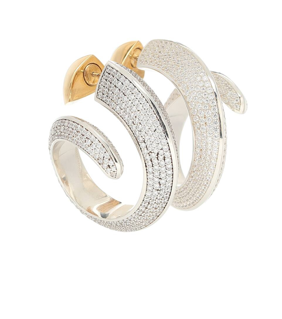 Verzierte Creolen aus Sterlingsilber | Mytheresa (DACH)