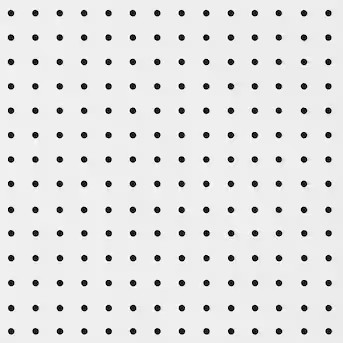 Hardboard Pegboard in White (47.75-in W x 95.75-in H) | Lowe's