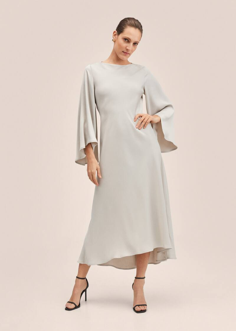 Search: Pastel grey flowy satin dress (136) | Mango USA | MANGO (US)