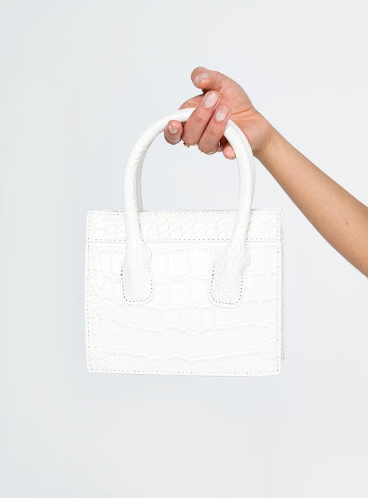 Mulligan Bag White | Princess Polly US