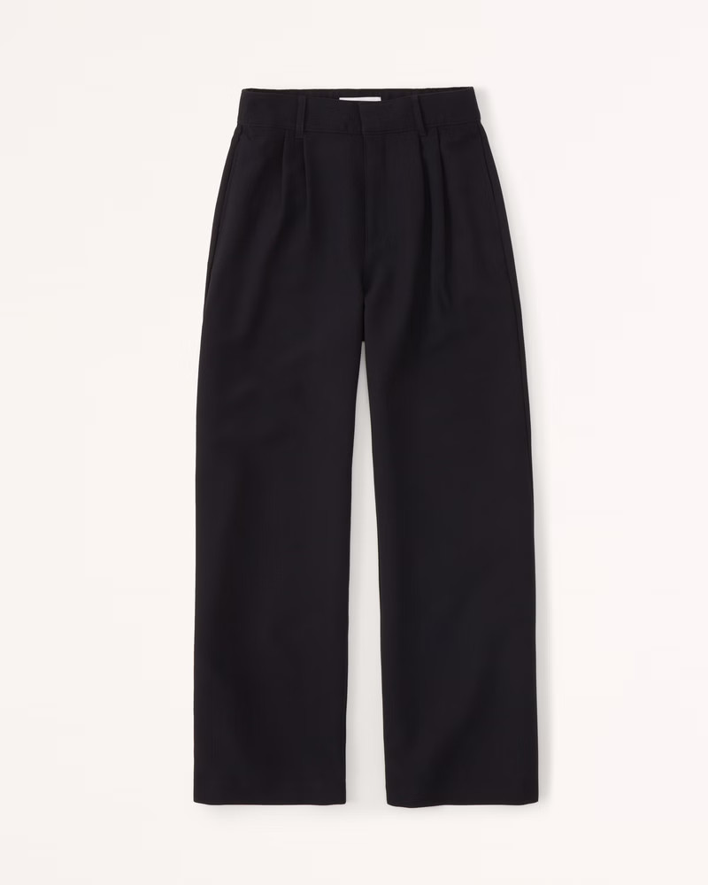 Tailored Wide Leg Pants | Abercrombie & Fitch (US)