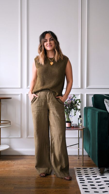 Summer outfit ideas from Faherty

Head to toe olive with a linen knit tank and linen pants

Olive knit, linen shorts and a denim jacket

The prettiest floral dress and denim jacket, perfect for vacation or summer date night 

All of these work with sandal of an easy, effortless vibe 

#LTKStyleTip #LTKVideo #LTKSeasonal