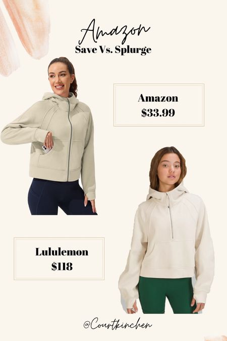Lululemon Scuba hoodie dupe from Amazon




#amazonfind
#amazonfashion 
#amazon
#amazonfind
#amazonmusthave 
#amazonathleisure
#workoutclothes 
#amazonworkoutclothes
#lululemon

#LTKstyletip #LTKunder50