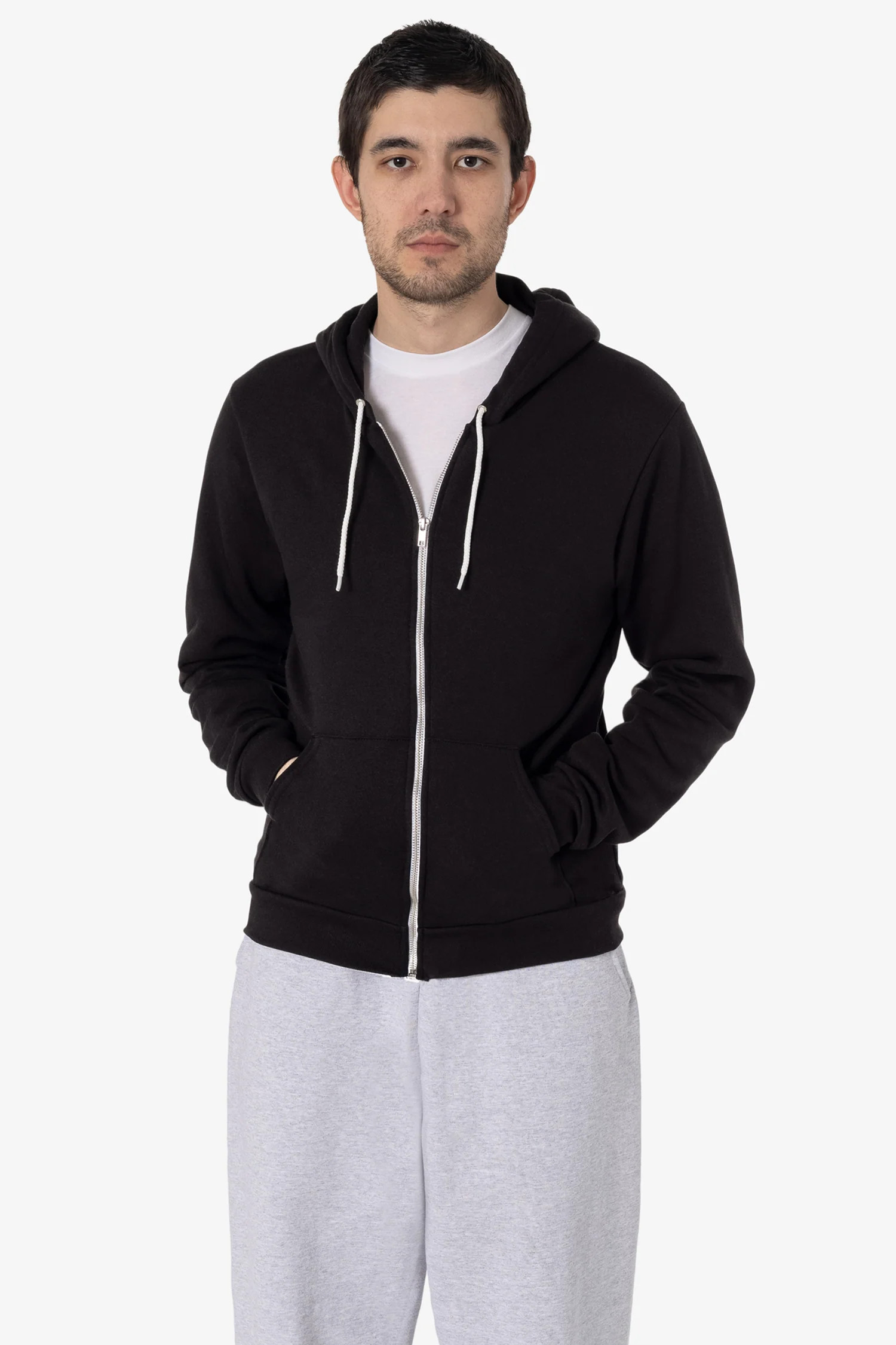 F97 - Flex Fleece Zip Up Hoodie | Los Angeles Apparel