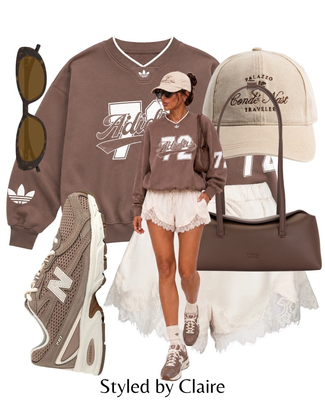 ADIDAS JUMPER🤎🤎
Tags: jd sports neutral brown lace shorts new balance 740 cap H&M

#LTKshoes #LTKstyletip #LTKbag