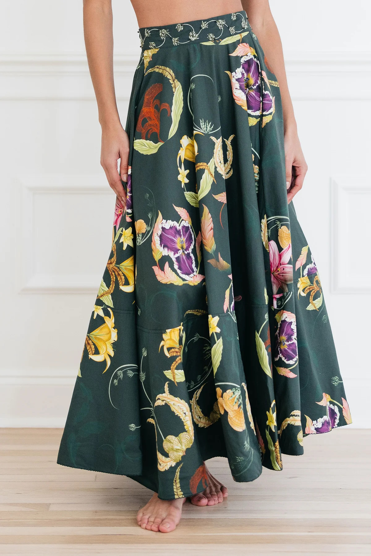 Bergamota Marina Midi Skirt | Casalina