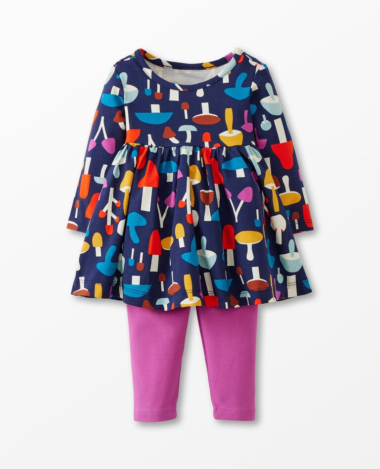 Baby Super Soft Skater Dress & Leggings Set | Hanna Andersson