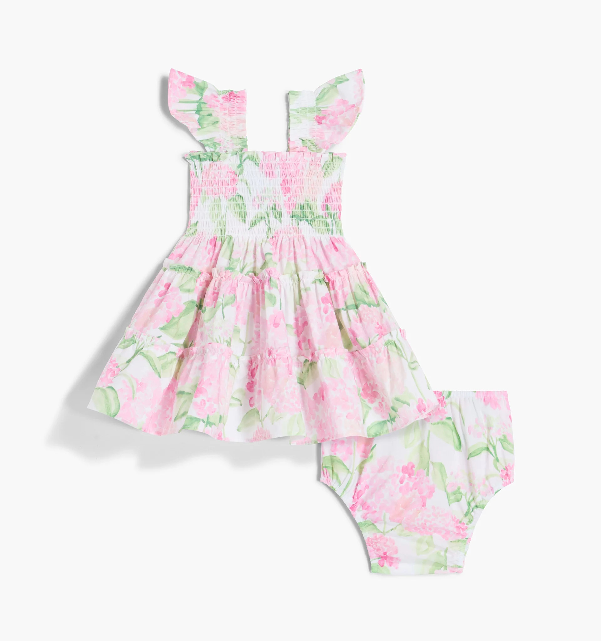 The Baby Ellie Nap Dress - Pink Hydrangea | Hill House Home