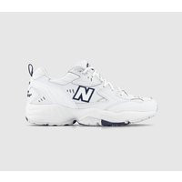 New Balance 608 Trainers White Navy | OFFICE London (UK)