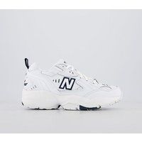 New Balance 608 Trainers White Navy | OFFICE London (UK)