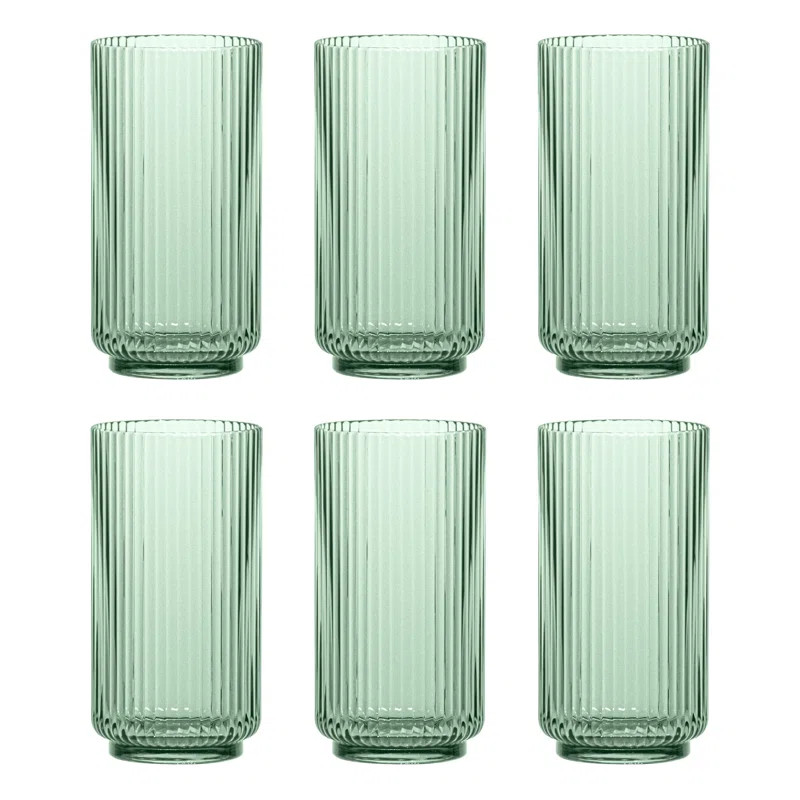 Laya Fluted Acrylic Drinking Glass (Set of 6) | Wayfair North America