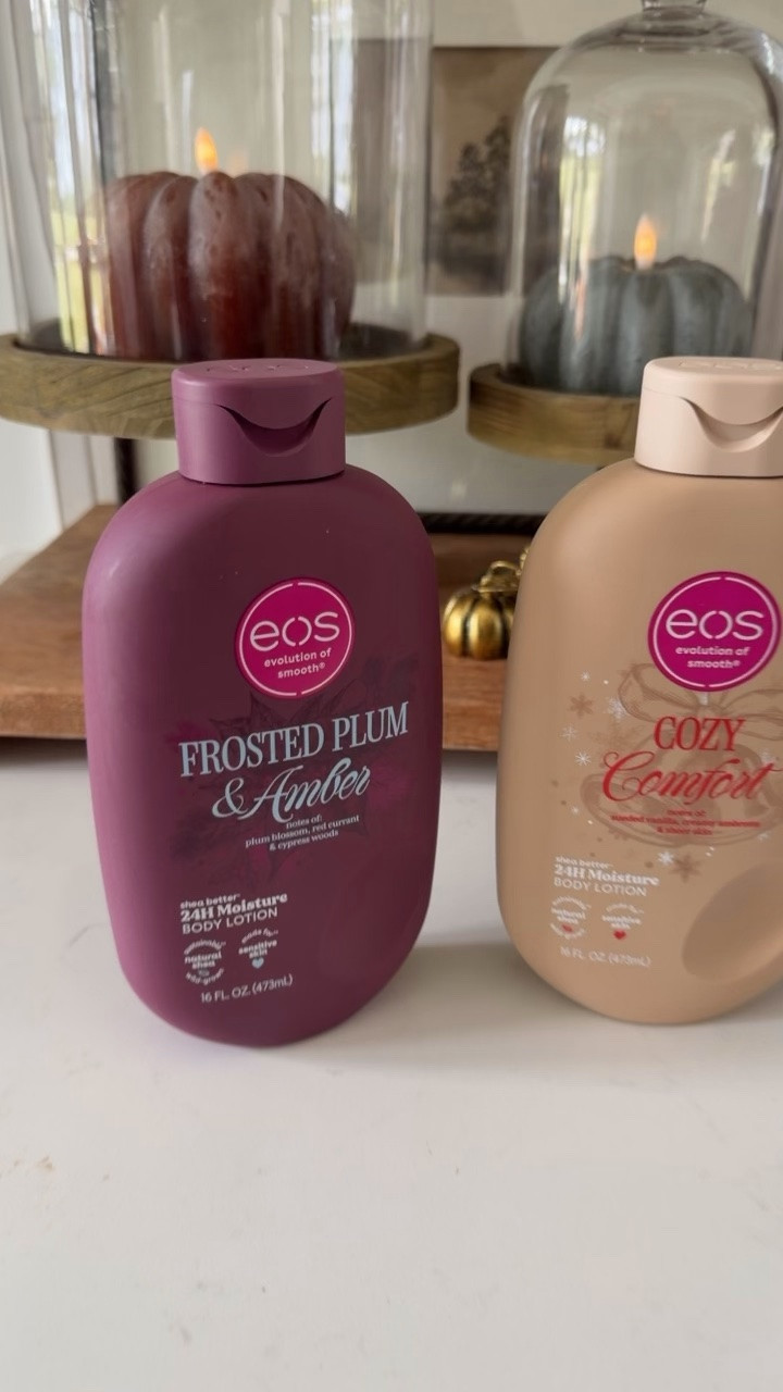 These new holiday EOS scents from @Walmart smell amazing!!