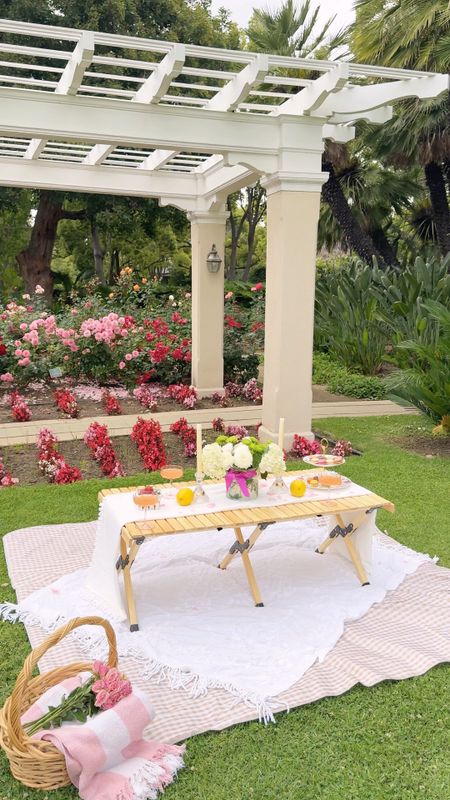 Spring picnic set up🧺✨💐🎀

#LTKSeasonal #LTKVideo