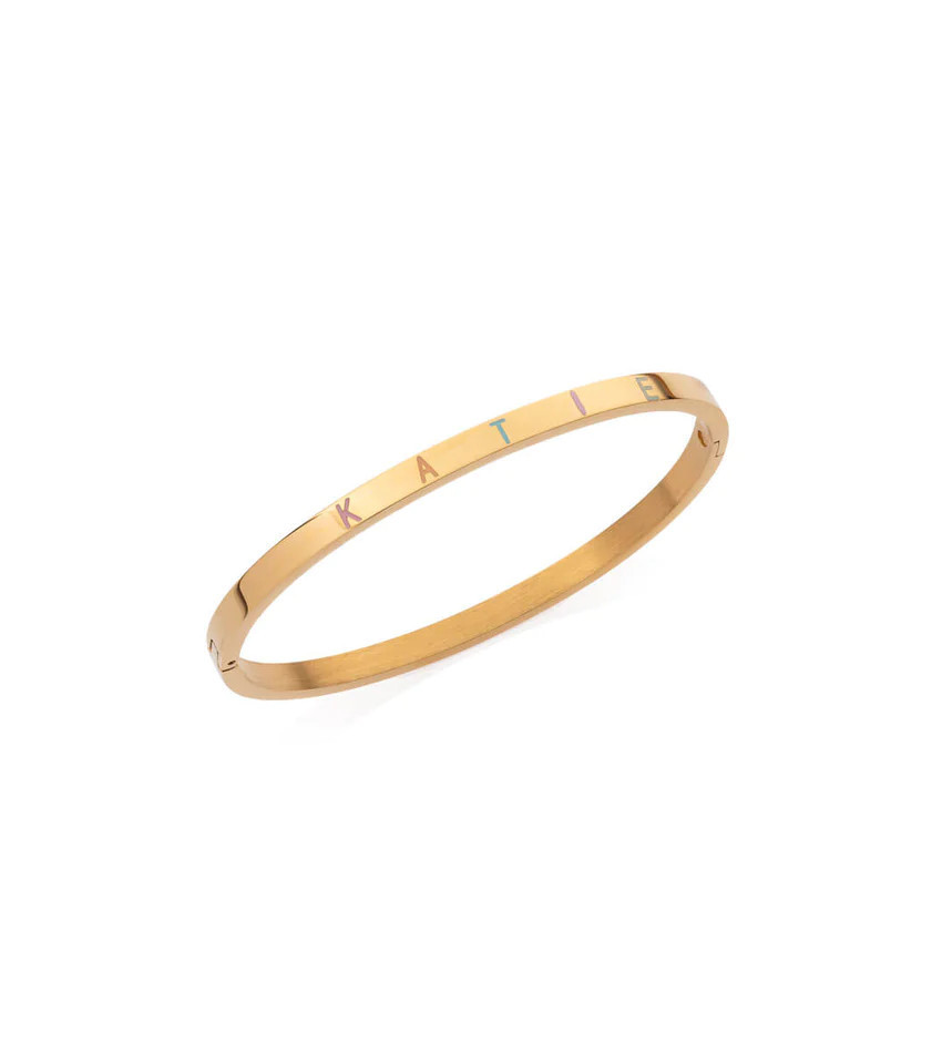 Custom Enamel Bangle (Gold) | Abbott Lyon