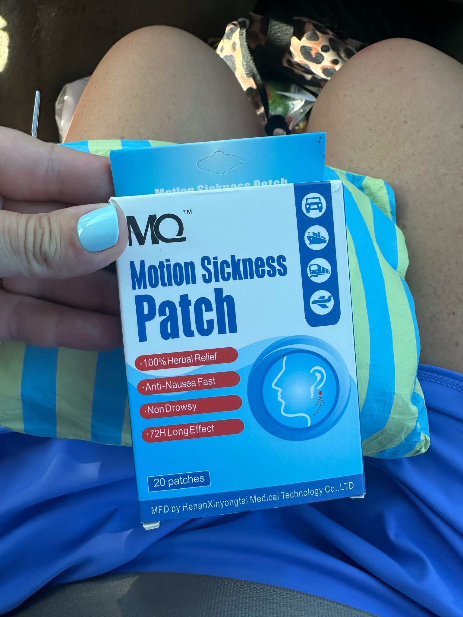 These motion sickness patches are a game changer for me. They definitely work! Just ordered a restock & have been using for 2 years. Amazon travel finds. 

#LTKTravel