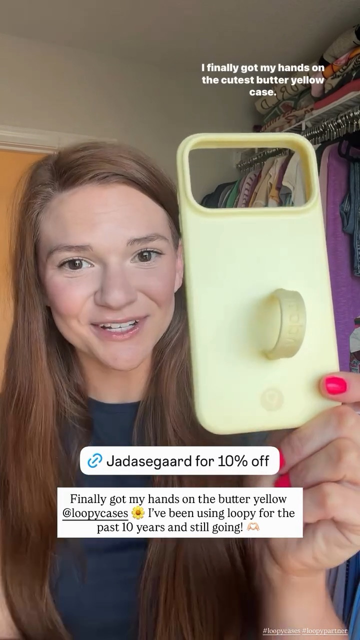 Finally got my hands on the butter yellow @loopycases 🌼 I’ve been using loopy for the past 10 years and still going! 🫶🏻 #loopycases #loopypartner