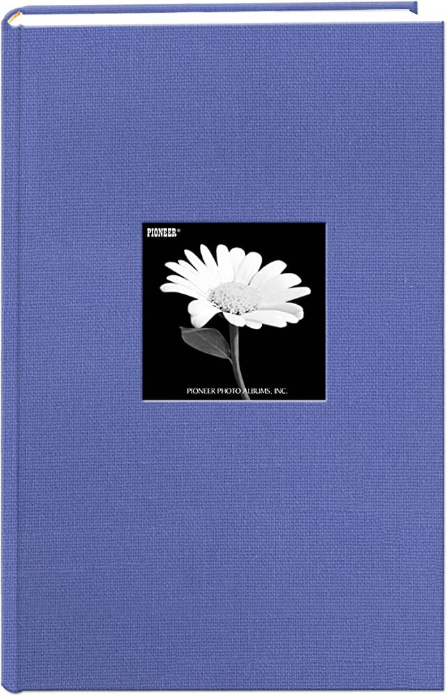 Fabric Frame Cover Photo Album 300 Pockets Hold 4x6 Photos, Sky Blue | Amazon (US)