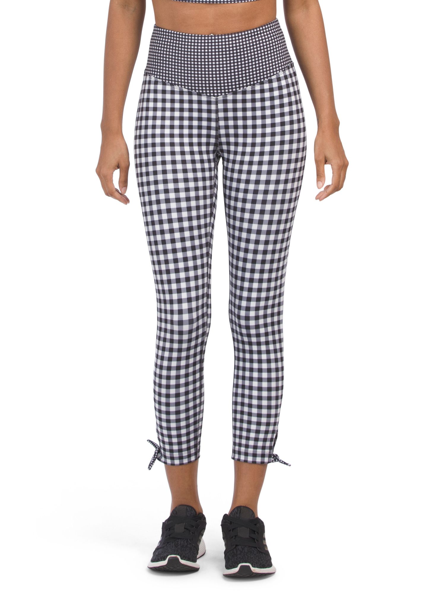 Gingham Crop Leggings | TJ Maxx