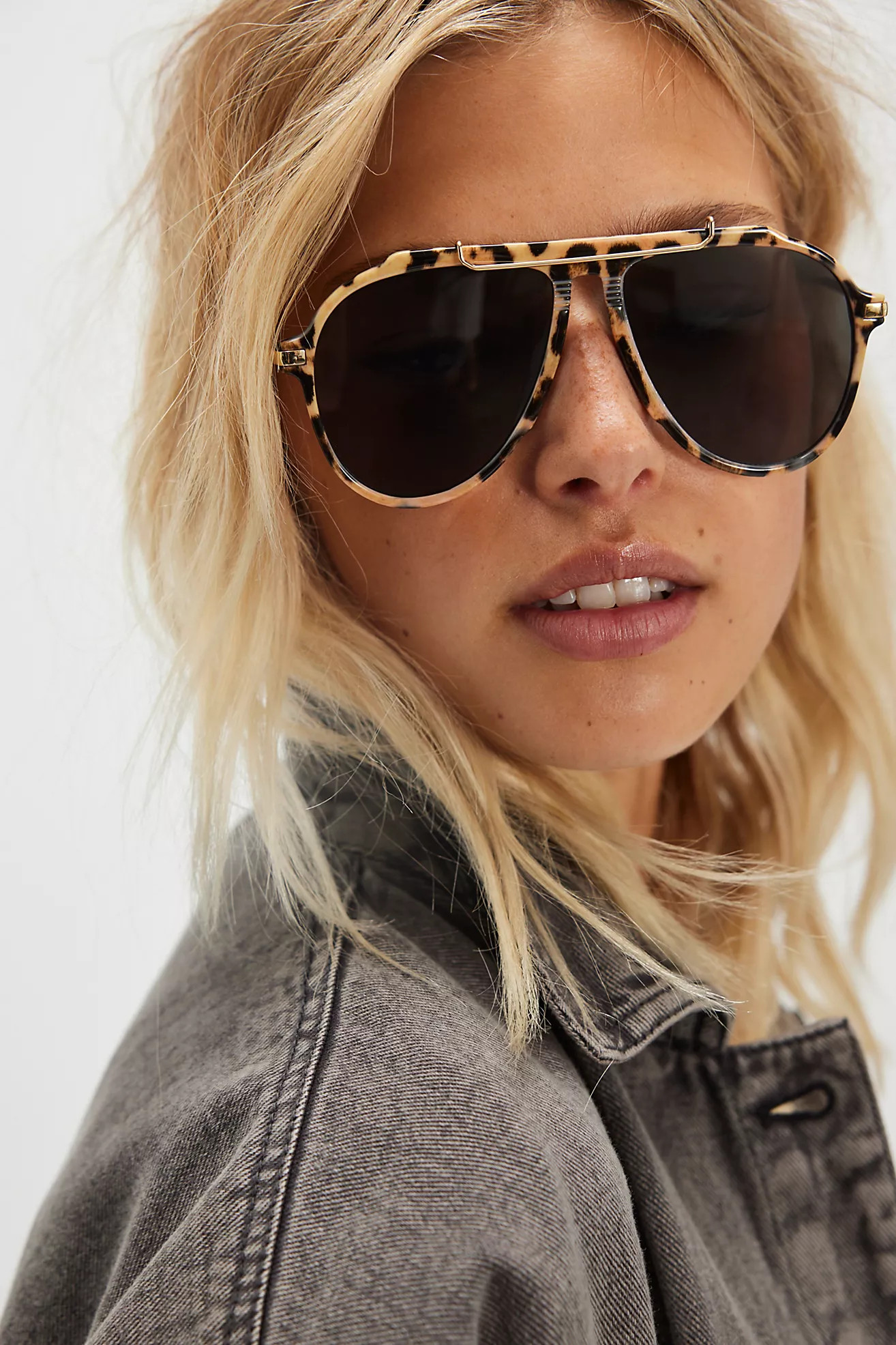 Ventura Oversized Aviator Sunglasses | Free People (Global - UK&FR Excluded)