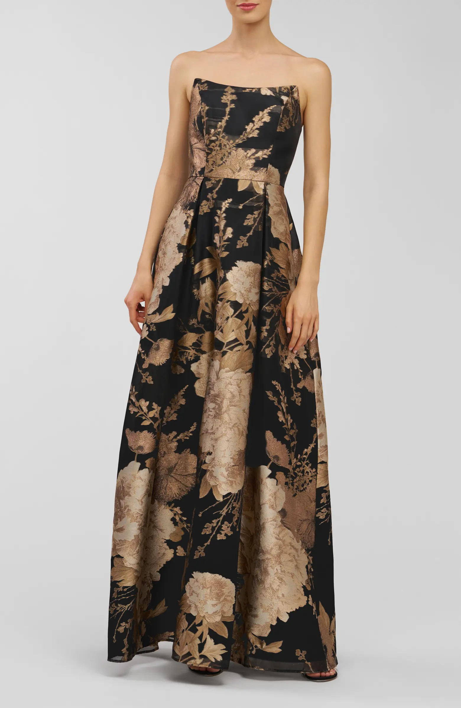 Willow Metallic Strapless Gown | Nordstrom