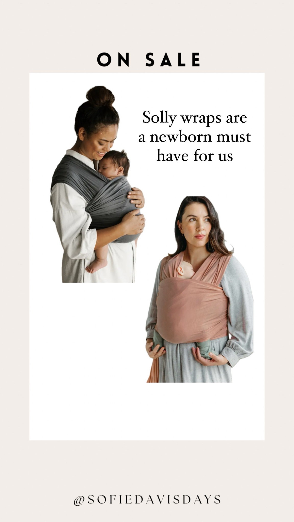 Solly wraps on sale! A newborn must have for us!

#LTKBump #LTKKids #LTKBaby