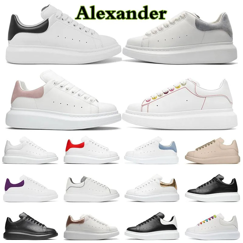Alexander Mcqueen Sports Shoes Original Designer Sneakers Casual Shoes White Black Leather Mens W... | DHGate