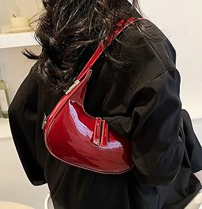 Women's Crescent Shoulder Bags Retro Y2k 90s Hobo Handbags Top Handle Y2k Underarm Bag Fashion Cl... | Amazon (US)