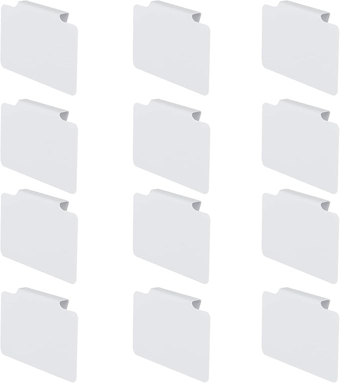 Homakover Basket Label Clips-12 Label Clips, Detachable, Can be Used on Storage Boxes, Baskets or... | Amazon (US)