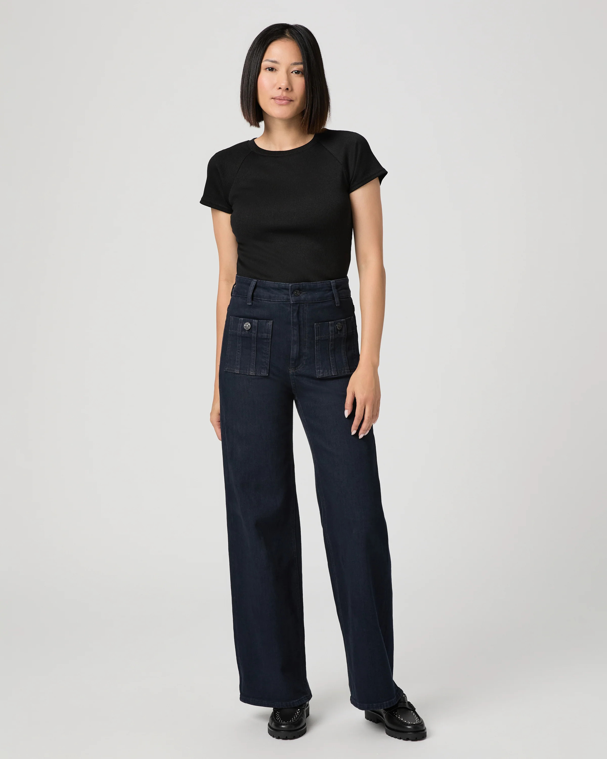 Anessa Petite 29" Wide Leg Jean | Paige