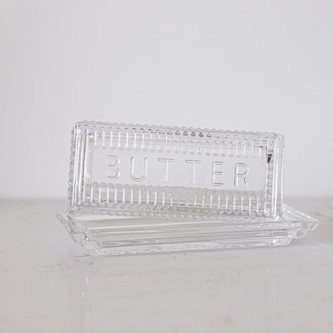 Glass Butter Dish | By Luxe B Co. | luxe bCO