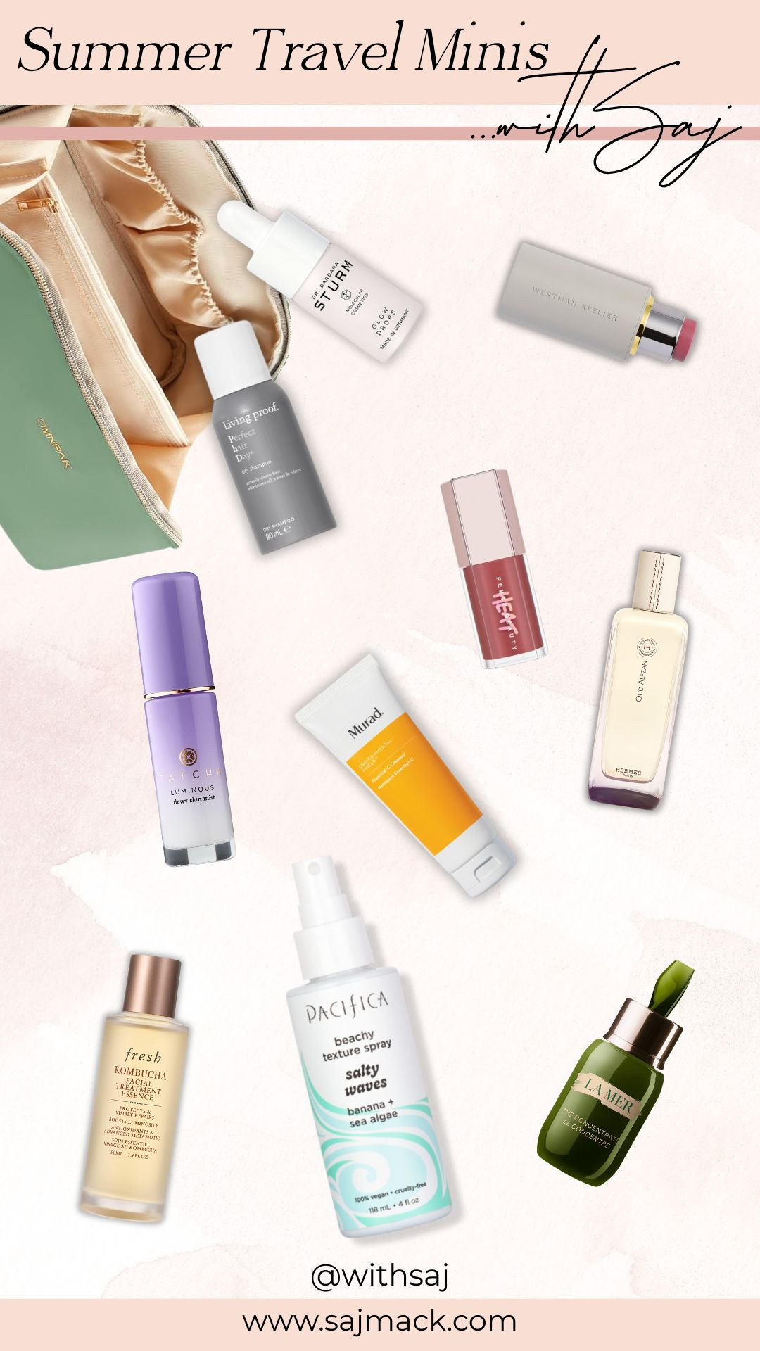 My Summer Travel Minis: I must have these products from my favourite brands before boarding!

#travelsizeproducts #summervacation #skincarefortravel #LTKsummer #skincare 

 #LTKSummerEdit #LTKBeauty #LTKTravel