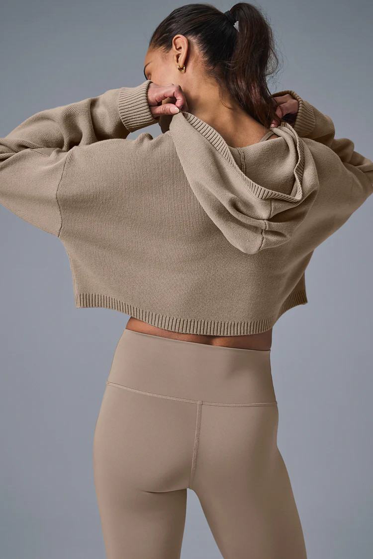 Scholar Knit Cargo Full Zip Hoodie | Alo Yoga (US)