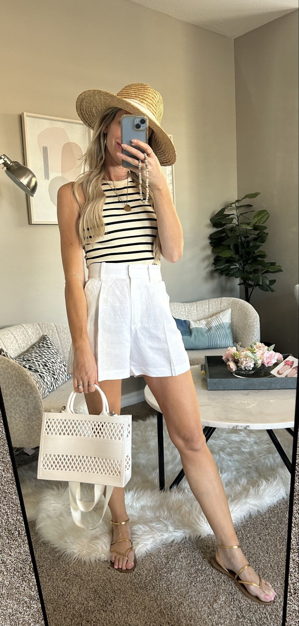 These shorts are so perfect! They are comfortable and classic! They come in black too! Scroll to see the black! Also so affordable! This is an easy vacation outfit! The shorts are so versatile and you could make multiple outfits with them! 
Resort wear
Vacation outfits

#LTKtravel #LTKfindsunder50 #LTKstyletip