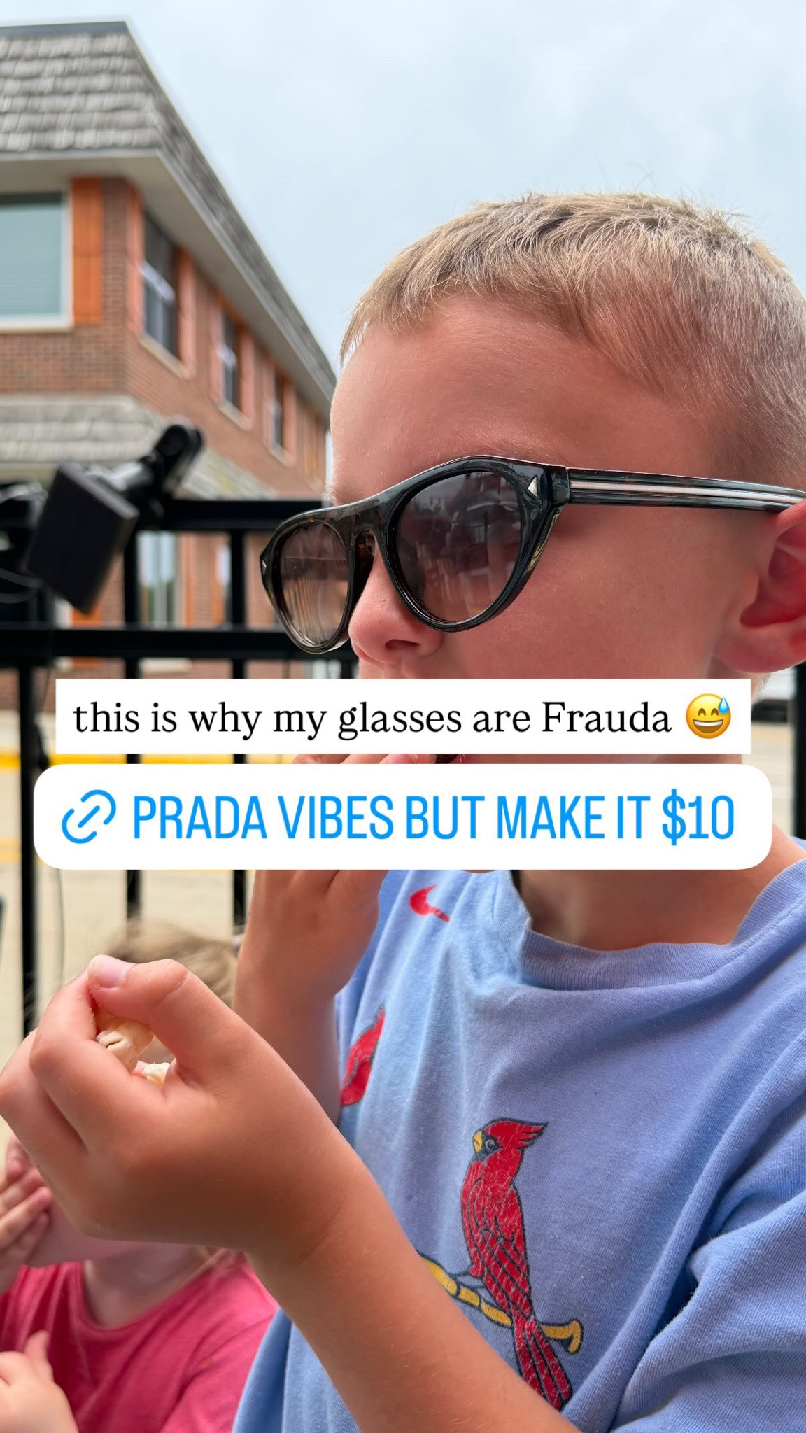 this is why my glasses are Frauda 😂 PRADA VIBES BUT MAKE IT $10

#LTKdayinmylife #LTKmomlife