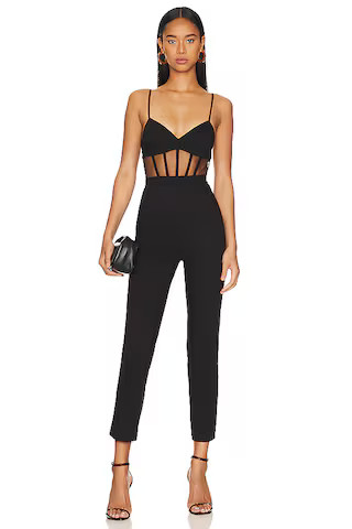 NBD Bianna Jumpsuit in Black from Revolve.com | Revolve Clothing (Global)