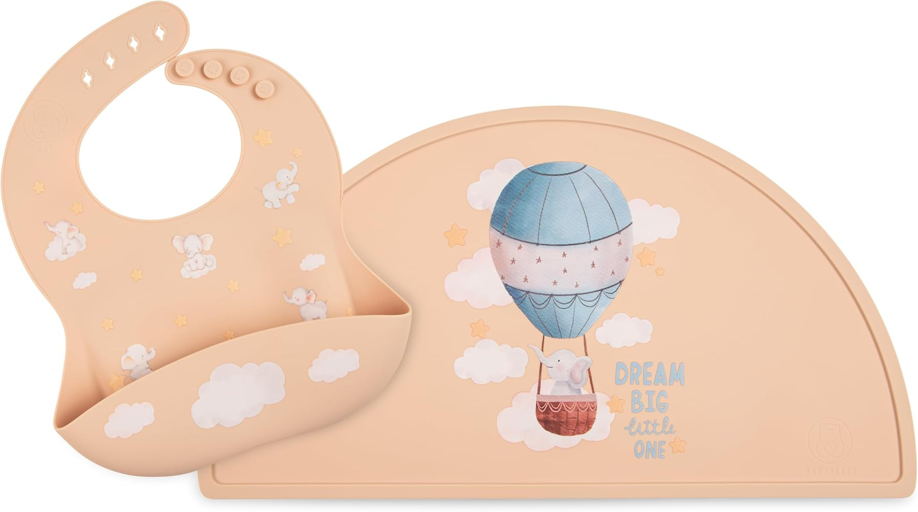 Silicone Baby Bib and Mat | Boys Girls Babies & Toddlers | Waterproof, Adjustable, BPA Free | Amazon (US)