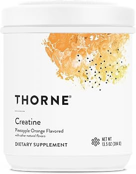 THORNE Creatine, Micronized Creatine Monohydrate Powder, 60 Servings | Amazon (US)